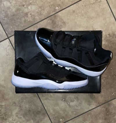 2024 Jordan 11 Retro Low Space Jam Size 10