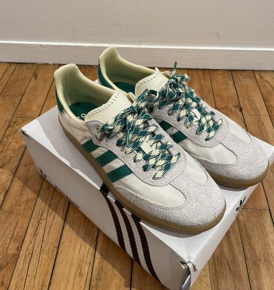 Wales Bonner Adidas Samba In Cream Final Drop
