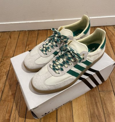 Wales Bonner Adidas Samba In Cream Final Drop