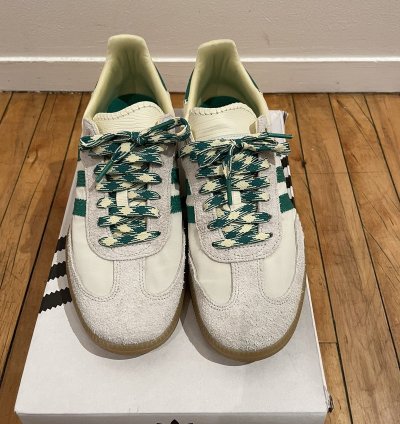 Wales Bonner Adidas Samba In Cream Final Drop