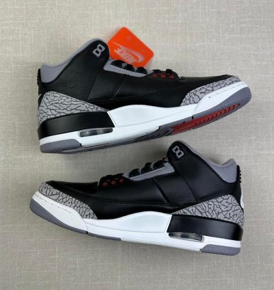 2024 Jordan 3 Black Cement Men 10 5