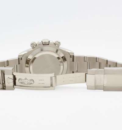 Rolex Daytona Cosmograph Automatic 18k White Gold Silver Dial Ref 116509