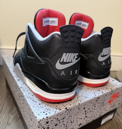 2024 Nike Air Jordan Reimagined Iv 4 Bred Black Cement