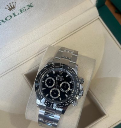 Rolex Daytona Cosmograph Black Ceramic 2023 Old Reference Stainless Steel