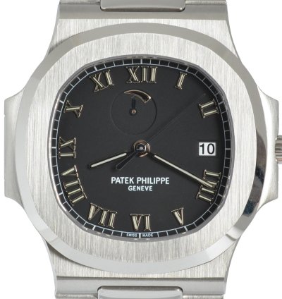 Patek Philippe Nautilus 3710 1a Black Dial Power Reserve Like New Full Set 2001