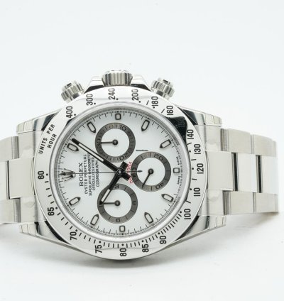 Rolex Daytona Cosmograph Chronograph 116520 Aph White Dial 40mm 11 2015 Nos With Films 3971