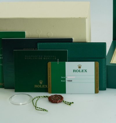 Rolex Daytona Cosmograph Chronograph 116520 Aph White Dial 40mm 11 2015 Nos With Films 3971