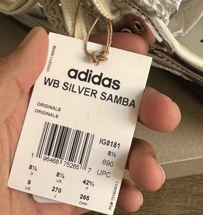 Wales Bonner Adidas Samba Silver