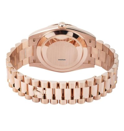 Rolex Day-date 40 228345rbr 18k Rose Gold Green Roman Dial 40 Mm