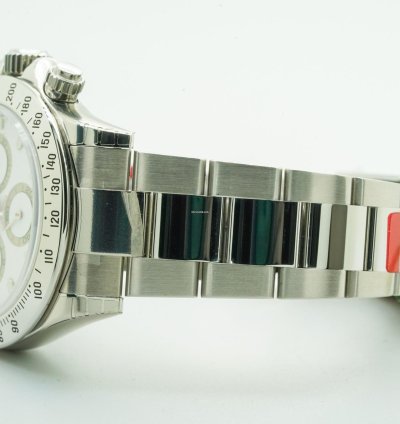 Rolex Daytona Cosmograph Chronograph 116520 White Dial 40mm 2009 Nos With Films Ser