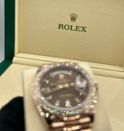 Rolex Day-date 40 228345rbr Chocolate Baguette Unworn