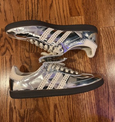 Wales Bonner Adidas Sambas Silver