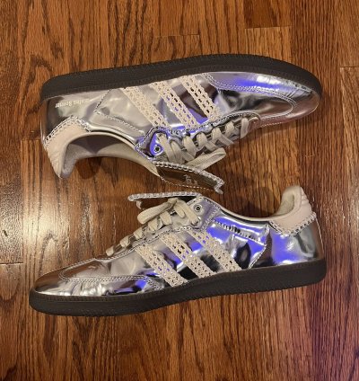 Wales Bonner Adidas Sambas Silver