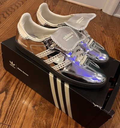 Wales Bonner Adidas Sambas Silver