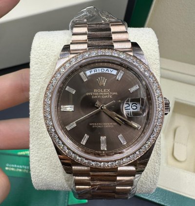 Rolex Day-date 40 228345rbr Chocolate Diamond