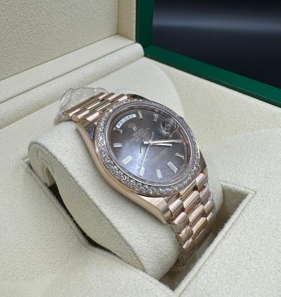 Rolex Day-date 40 228345rbr Chocolate Diamond