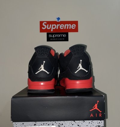 4 5y Jordan 4 Red Thunder Big Kids Shoes