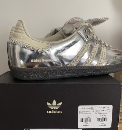 Wales Bonner Adidas Silver Samba