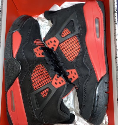 4 5y Jordan 4 Red Thunder Big Kids Shoes