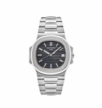 Patek Philippe Nautilus 3711 1g-001 Date White Gold Black Dial