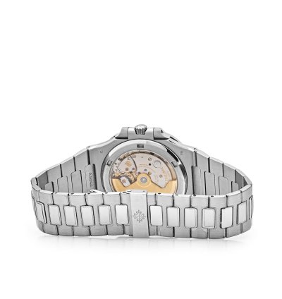 Patek Philippe Nautilus 3711 1g-001 Date White Gold Black Dial