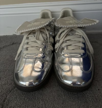 Wales Bonner Adidas Silver Sambas