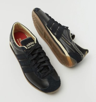 Wales Bonner Black Easy Yellow Adidas Country Samba