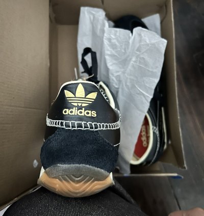 Wales Bonner Black Easy Yellow Adidas Country Samba