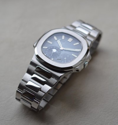 Patek Philippe Nautilus 3712 1a 3 Dots First Generation Mk1 Stainless Steel Full Set