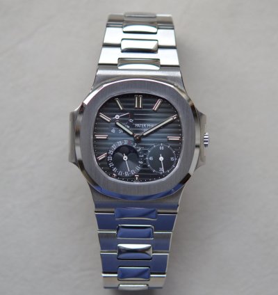 Patek Philippe Nautilus 3712 1a 3 Dots First Generation Mk1 Stainless Steel Full Set