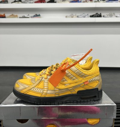 69497 Nike Air Rubber Dunk Off-white University Gold