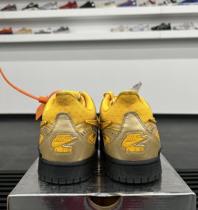 69497 Nike Air Rubber Dunk Off-white University Gold