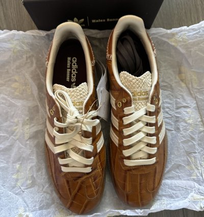 Wales Bonner Samba Croc Brown