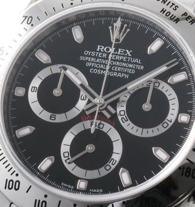 Rolex Daytona Cosmograph Daytona 116520 Black Mirror Buckle Random Number Unused Mens