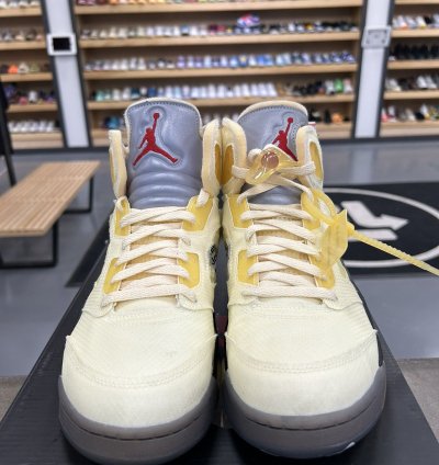 75574 Jordan 5 Retro Off-white Sail