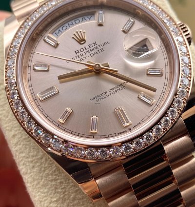 Rolex Day-date 40 228345rbr Sundust Everose Gold