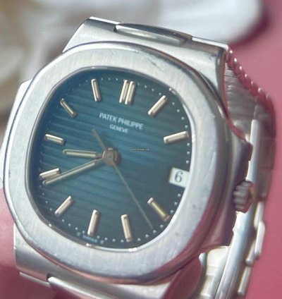 Patek Philippe Nautilus 3800 1 Nautilus Stahl Blue Box Papiere Aus Erstbesitz Wempe 1995