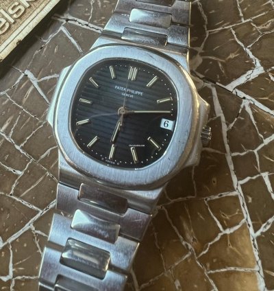 Patek Philippe Nautilus 3800 1 Nautilus Stahl Blue Box Papiere Aus Erstbesitz Wempe 1995