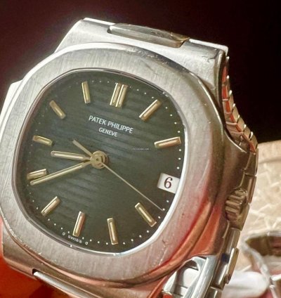 Patek Philippe Nautilus 3800 1 Nautilus Stahl Blue Box Papiere Aus Erstbesitz Wempe 1995