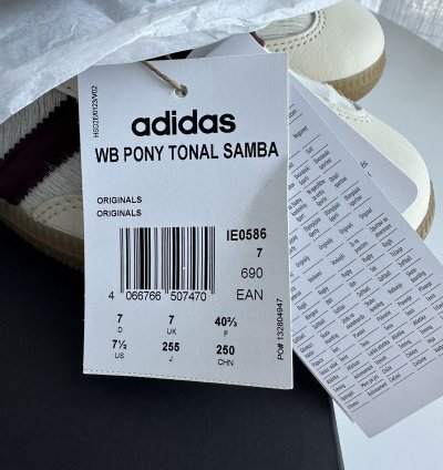 Wales Bonner Samba Pony Tonal Low Trainers