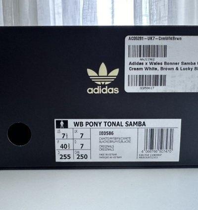 Wales Bonner Samba Pony Tonal Low Trainers