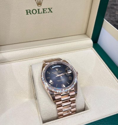 Rolex Day-date 40 228345rbr-0025grey Ombre Roman