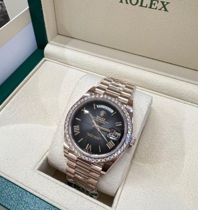 Rolex Day-date 40 228345rbr-0025grey Ombre Roman
