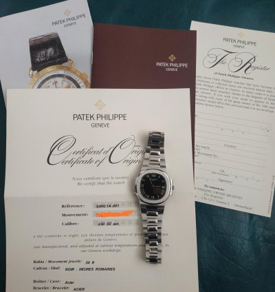 Patek Philippe Nautilus 3800 1a Steel Roman Index