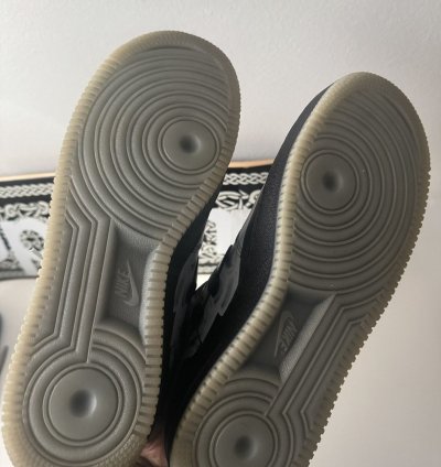 Air Force 1 Black Skeleton