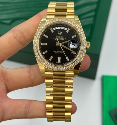 Rolex Day-date 40 228348rbr Bagutte Black