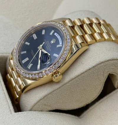 Rolex Day-date 40 228348rbr Bagutte Black