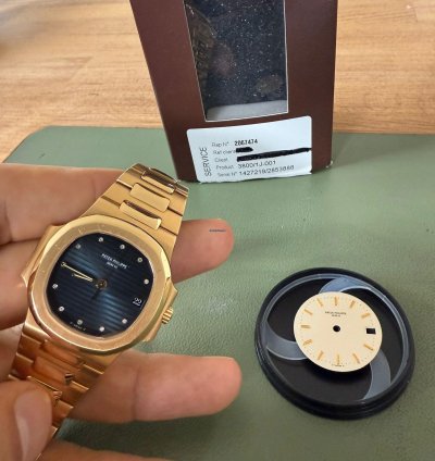 Patek Philippe Nautilus 3800 1j-001 - Extra Ziffernblatt Archive Auszug