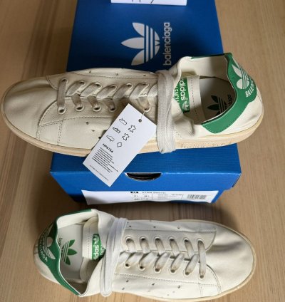 Worn-out Stan Smith White Green 41