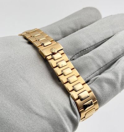 Patek Philippe Nautilus 3800 1j-001 Yellow Gold White Dial 2000